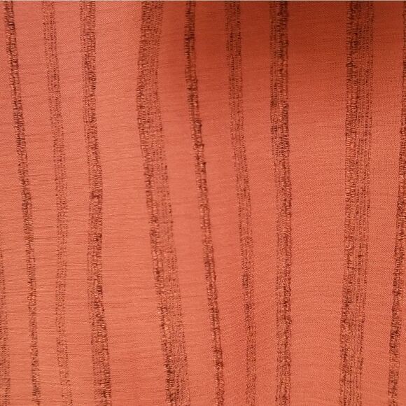 Vintage Orange With Black Stripes Midi Skirt 10 - Picture 4 of 4